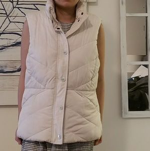 Banana republic winter vest offwhite